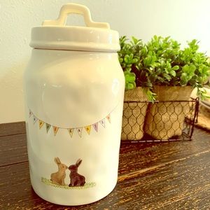 RAE DUNN Happy Easter canister